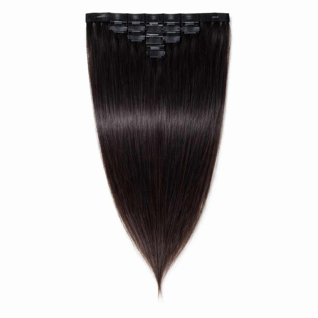 4x4 Natural Clips-On Hair Extensions (Straight)