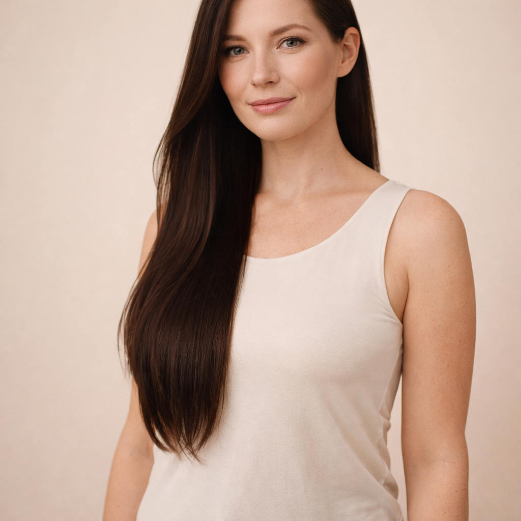 4x4 Natural Clips-On Hair Extensions (Straight)