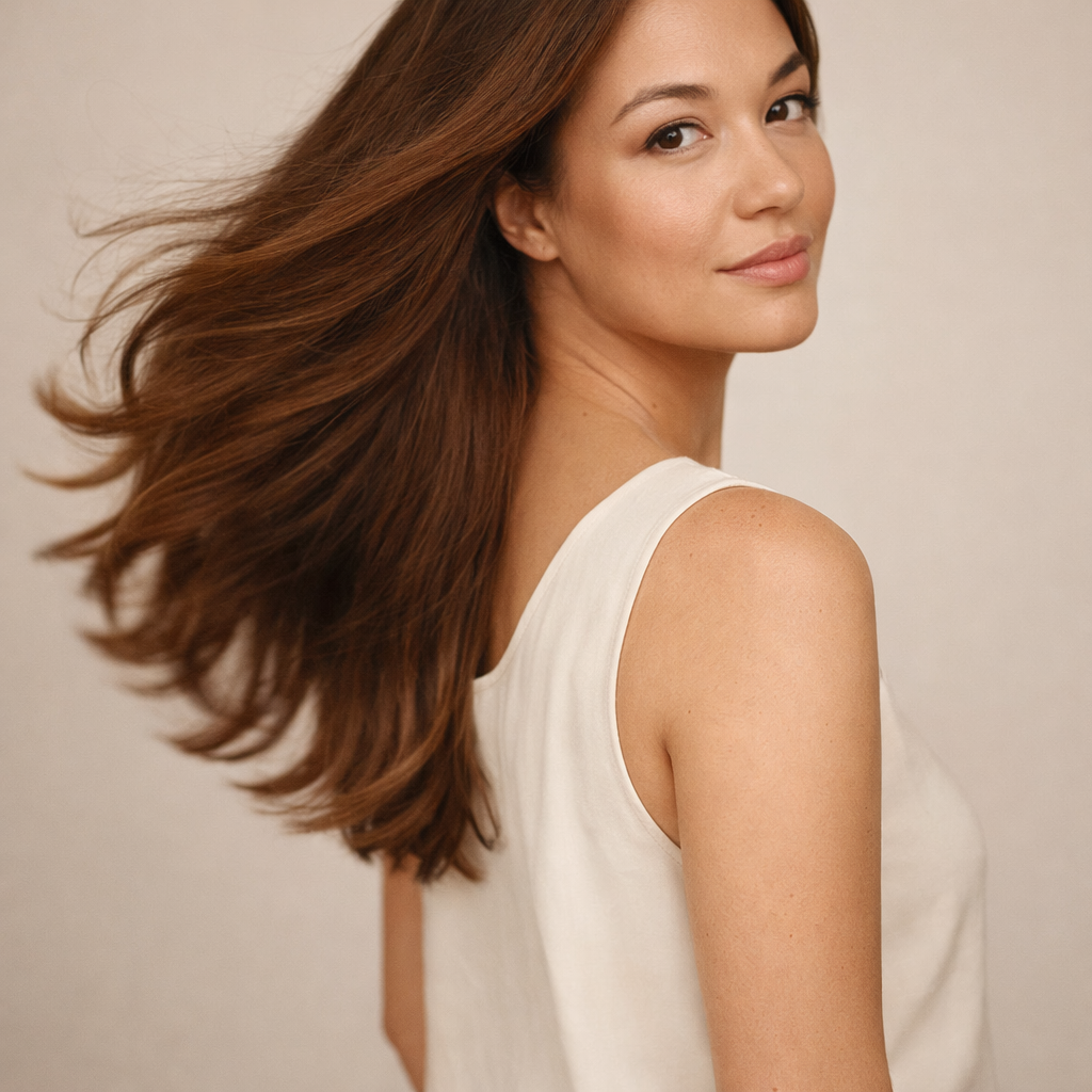 4x4 Natural Clips-On Hair Extensions (6#)