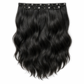 4x4 Natural Clips-On Hair Extensions (Loose)